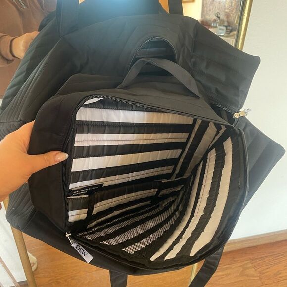 Black weekender bag - Picture 5 of 6